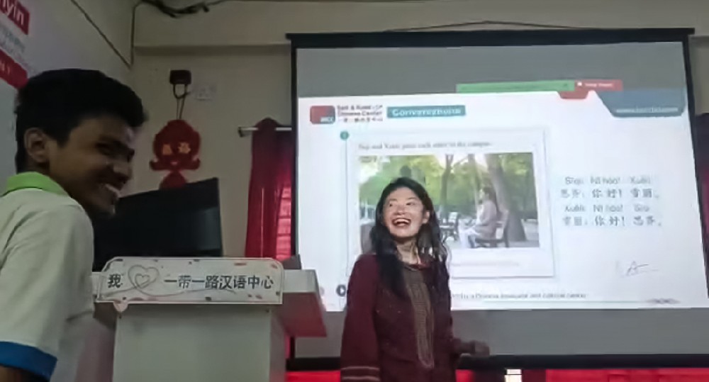 十堰銀鵬興電子科技有限公司與孟加拉國一帶一路漢語中心共同簽署合作建設國際漢語及職業(yè)技術(shù)培訓班協(xié)議